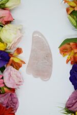 Pembe Kuvars Gua Sha Masaj Tarağı - Görsel 2