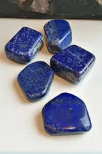 Tamburlanmış Lapis Lazuli Doğal Taş - Görsel 2