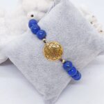 Yaşam Çiçeği Sembollü Lapis Lazuli Bileklik