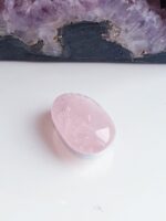 Sabun Şeklinde Pembe Kuvars Doğal Taş - Görsel 2