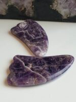 Ametist Gua-Sha Masaj Tarağı - Görsel 2