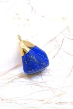 Lapis Lazuli Doğal taş Kolye Ucu - Görsel 2