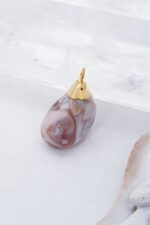 Pembe Opal Kolye Ucu - Görsel 2