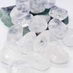 Kristal Izgaralar için tamburlu Kristal Kuvars taşı