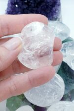 Kristal Izgaralar için tamburlu Kristal Kuvars taşı - Görsel 2