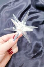 12 Noktalı Merkaba Yıldızı Kristal Doğal Taş