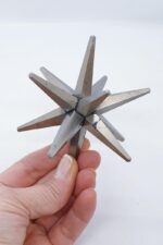 12 Noktalı Merkaba Yıldızı Pirit Doğal Taş - Görsel 2