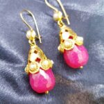 Pembe Yeşim Harem Küpe