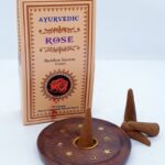 Geri dönüşlü Ayurvedic Rose Konik Tütsü