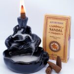 Geri dönüşlü Ayurvedic Sandal Konik Tütsü