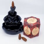 Hem Geri Dönüşümlü Red Rose 40 Konik Tütsü