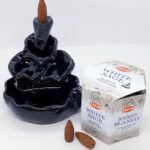 Hem Geri Dönüşümlü White Sage 40 Konik Tütsü