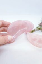 Yarım Ay Pembe Kuvars Kase - Görsel 2