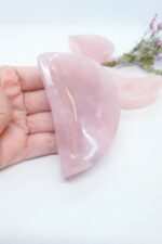 Yarım Ay Pembe Kuvars Kase - Görsel 4