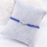 6 mm Altıgen Orijinal Hint kaynaklı Lapis Lazuli Taşlı Bileklik