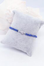 6 mm Altıgen Orijinal Hint kaynaklı Lapis Lazuli Taşlı Bileklik