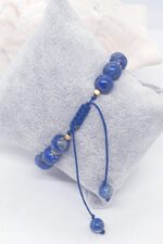 Lapis Lazuli Sıvama Taş Bileklik - Görsel 3