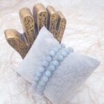 6 mm Akuamarin Ayarlanabilir Bileklik