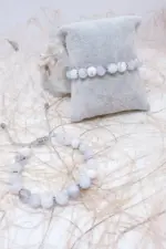 Dendritli Akik Doğal Taş Bileklik