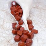 Tamburlanmış Kristal Izgaralar İçin Red Jasper