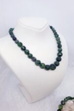 Ruby Zoisite Doğal Taş Kolye - Görsel 2