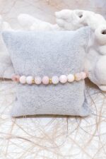 Pembe Opal Druzy Bileklik - Görsel 4