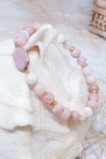 Pembe Opal Druzy Bileklik - Görsel 5