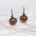 Gümüş Topaz Doğaltaş Küpe