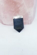 Shungite Doğal Taş Yaşam Ağacı Sembollü Kolye Ucu - Görsel 3