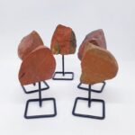 Red Jasper Doğal Taş Standlı Parça