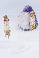 Otantik Zümrüt, Safir, Yakut, İnci Küpe