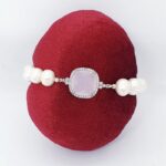 Pembe Kuvars İnci Butik Bileklik