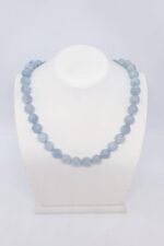 10mm Akuamarine Butik Kolye