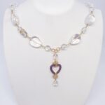 Kristal Kuvars Elegant Butik Kolye