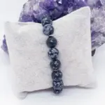 Obsidyen 10 mm Doğaltaş Bileklik