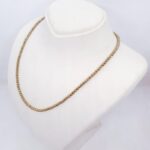 Gold Fasetli Hematit Kolye
