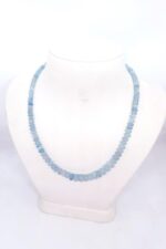 Akuamarine Doğal Taş Butik Kolye - Görsel 2