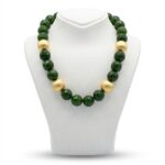 FASETLİ YEŞİL JADE KOLYE
